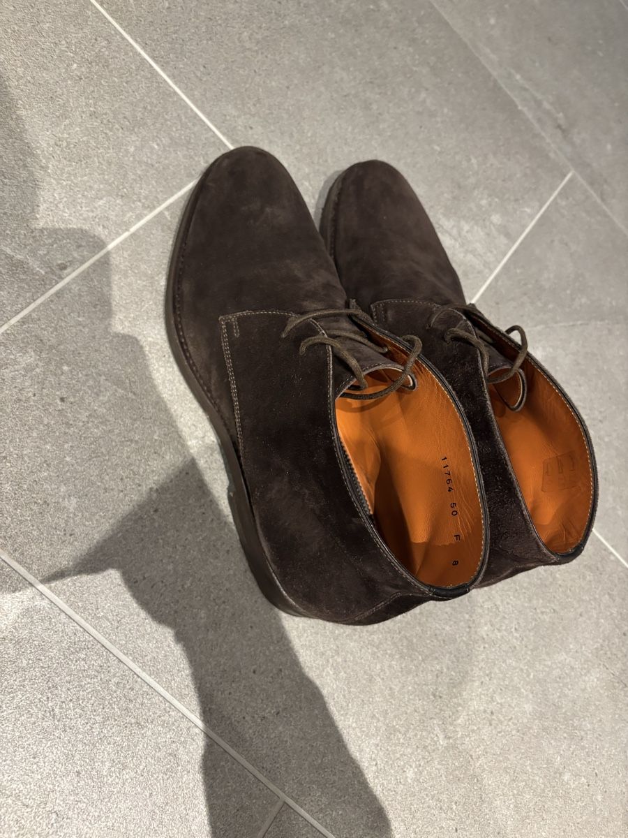 Santoni Scarpe da uomo: Santoni Wildlederschuhe Gr. 42 – Usato da Oberwil-Lieli venduto da stylebender 2