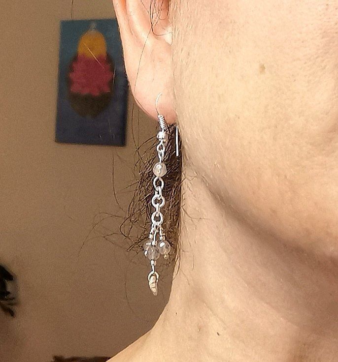 Orecchini pendenti & Orecchini a lobo: Boucles d'oreilles Ag 925 et Labradorite – Nuovo e nell'imballaggio originale da Veyrier venduto da Leilazizou 2