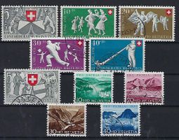 1951-52 Pro Patria gestempelt 14229
