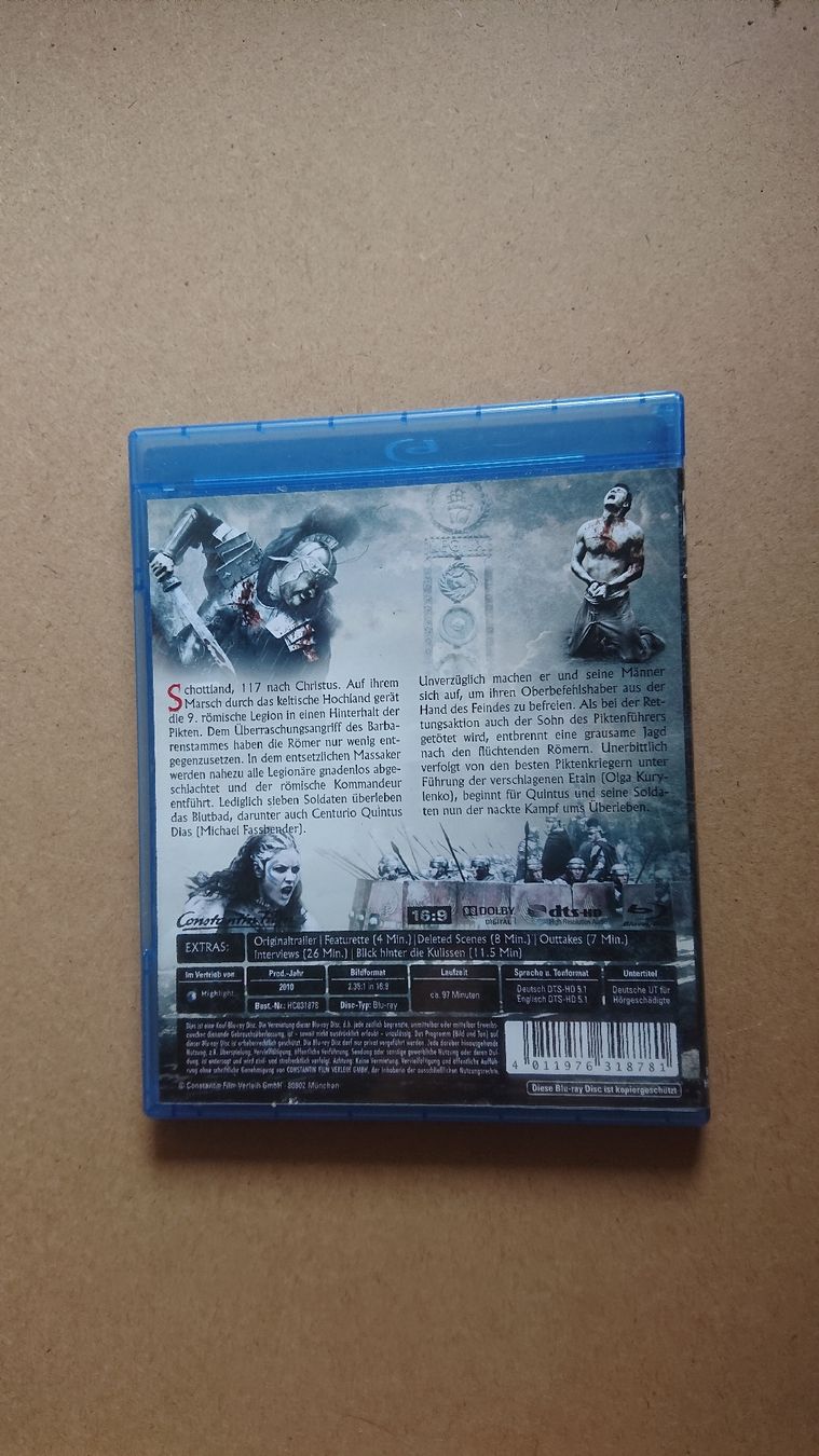 Tutti i DVDs: Centurion Blu-ray – Usato da Chur venduto da FreakofRarity 1