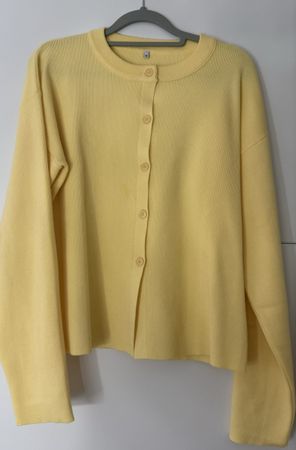 Gelbes Strickjäckli, Grösse M