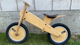 wooden kick bike LIKE BIKE with pump