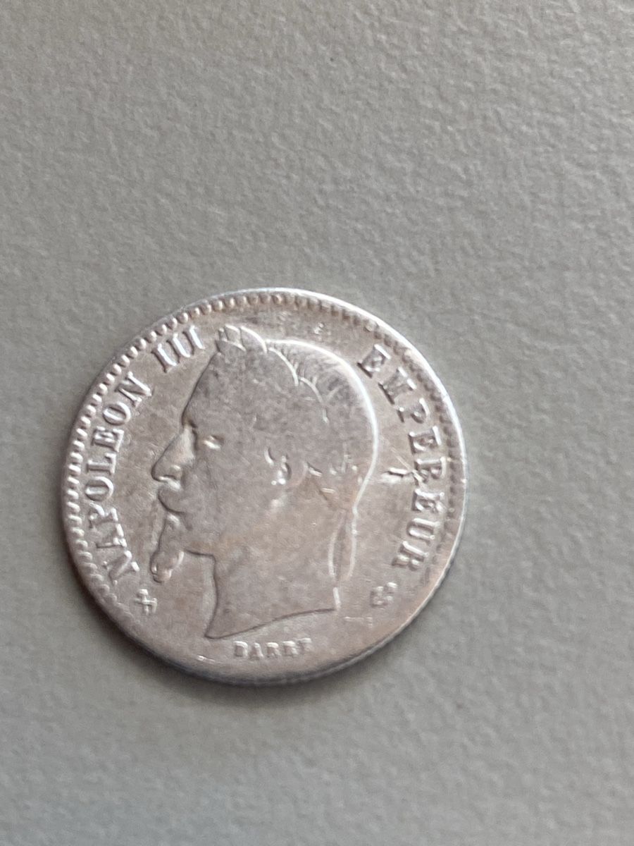 Alle Münzen: France - 50 centimes 1866 K - AG – Gebraucht aus Payerne von Mike1682 1