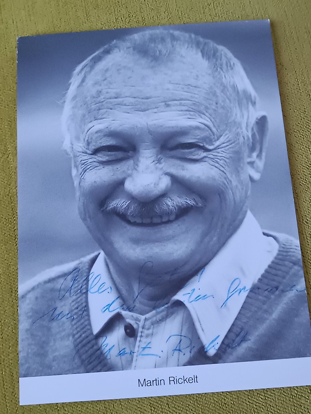 Autografi: Martin Rickelt -  handsignierte AK – Usato da Menziken venduto da Autogramme