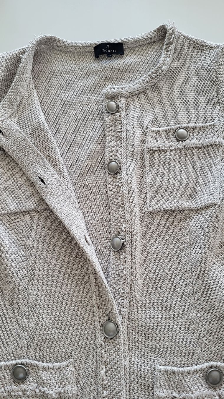 Monari Jacken: Monari Strickjacke hellbeige – Neu (gemäss Beschreibung) aus Heimberg von Danita20 3