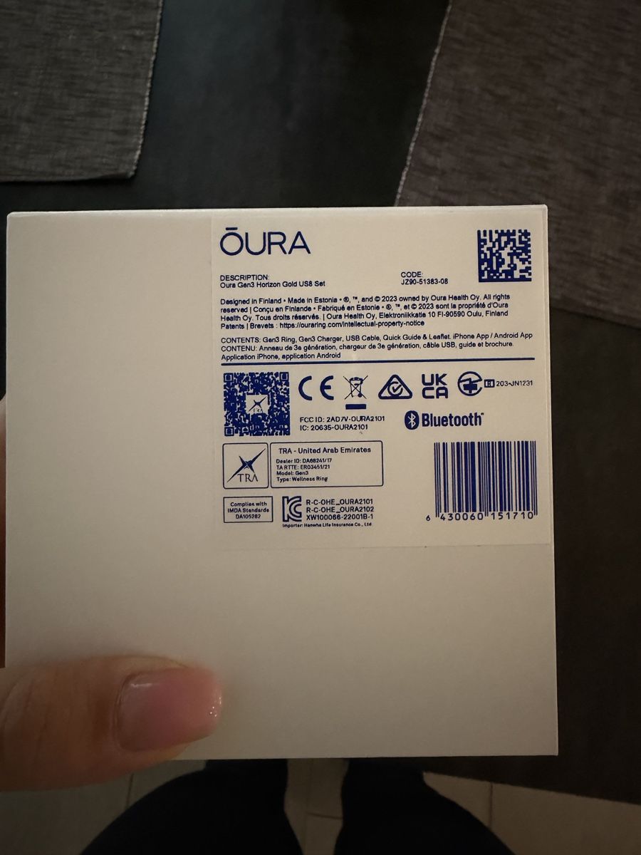 Oura Bagues: Oura Ring Horizon 3 size 8 full box – D'occasion à Oberengstringen par Titina90 1