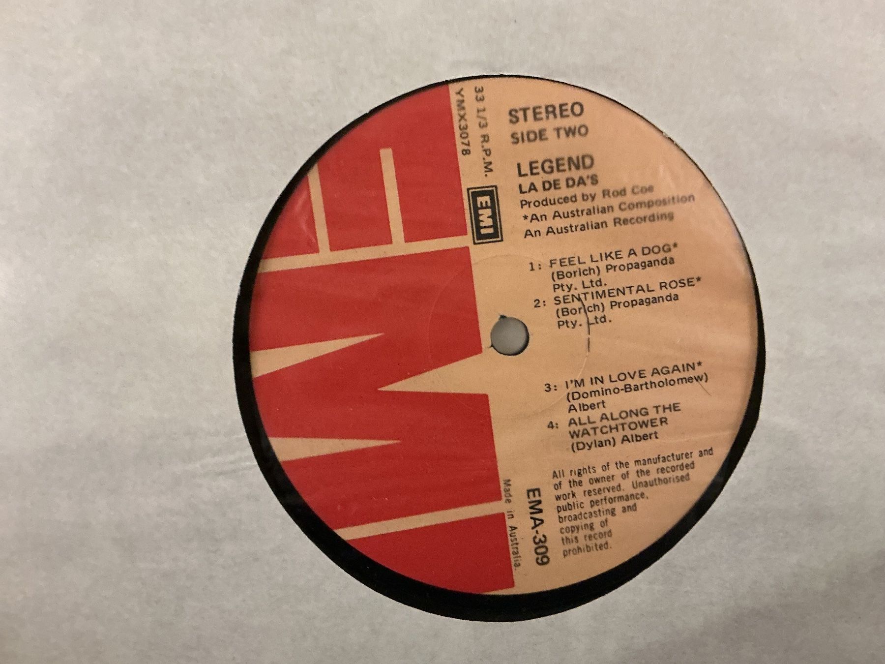 Dischi in vinile: La De Das LP - Legend – Usato da Winterthur venduto da Tumko-Vinyl 2