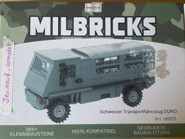 Jeu de construction Milbricks Camion Transport Suisse, Neuf!