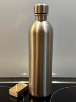 1 Liter Edelstahl-Wasserflasche für Wassersprudler