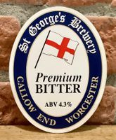 4 englische Bier Schilder von Bierzapfsäulen - England - Pub