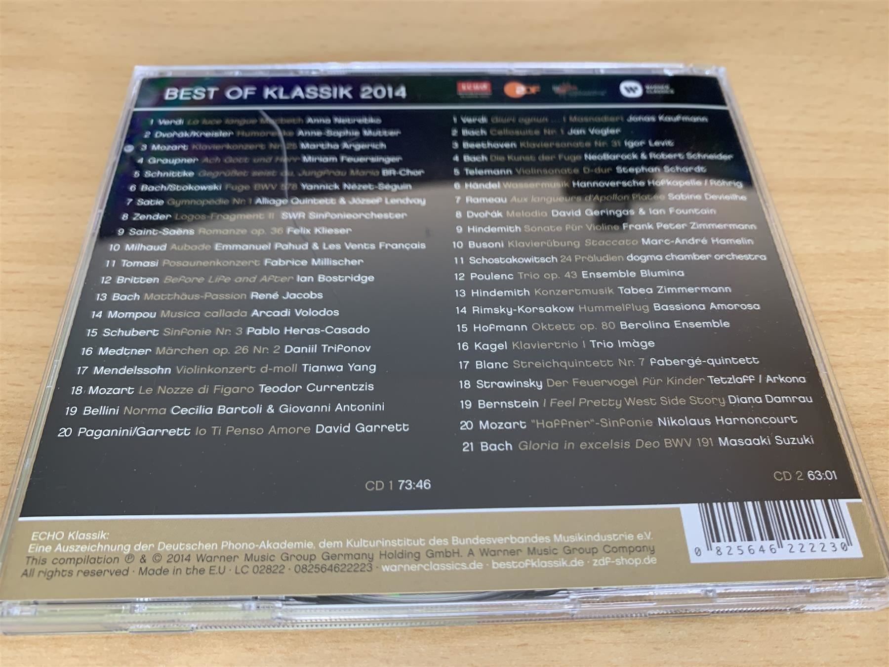 CD: Best Of Klassik 2014 - 2 CD – Usato da Rikon im Tösstal venduto da Alpenmutz 1
