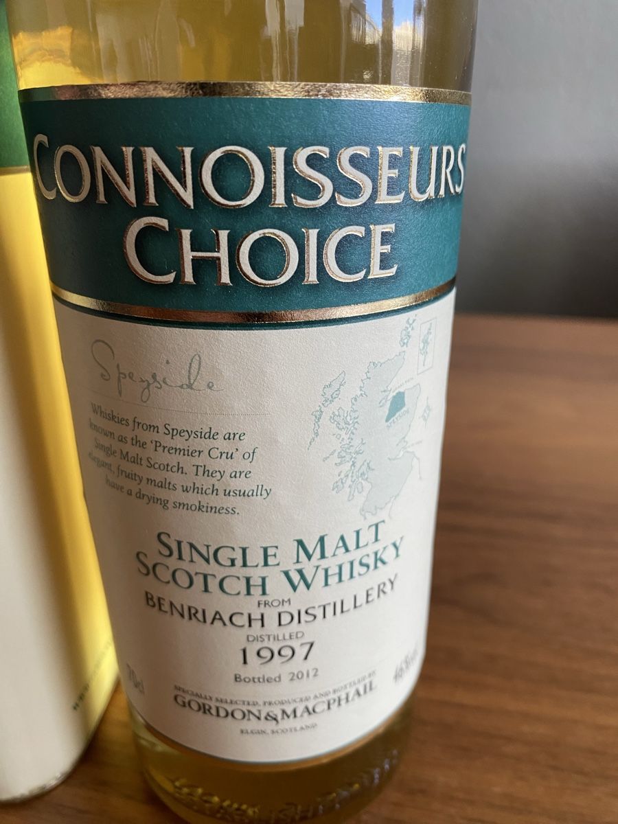 Benriach Bevande alcoliche: Whisky Benriach Gordon&Macphail 1997 – Nuovo e nell'imballaggio originale da St.Gallen venduto da Design04 1