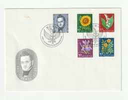 Briefumschlag Schweiz Pro Juventute 1961 gestempelt
