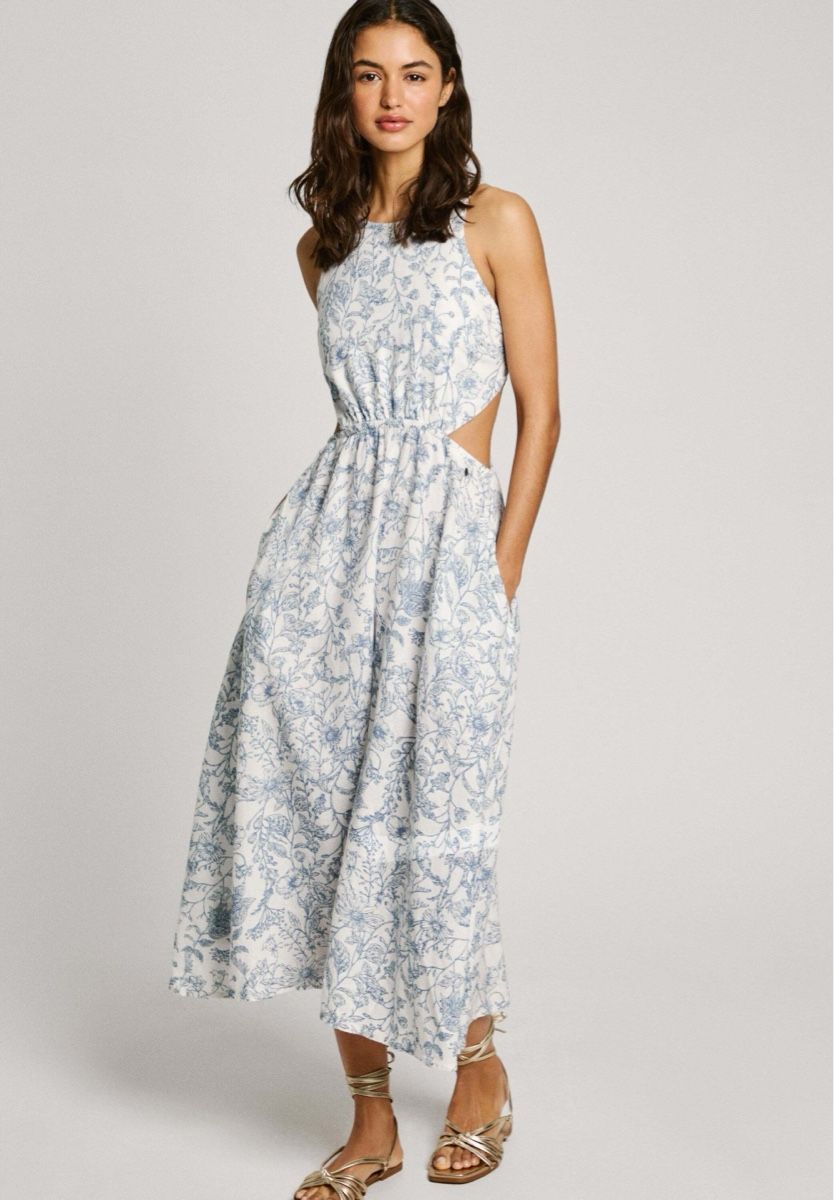 Pepe Jeans Vestiti: Pepe Jeans DONATELLA - Freizeitkleid - mousse white – Nuovo e nell'imballaggio originale da Zürich venduto da luxuryoutlet1