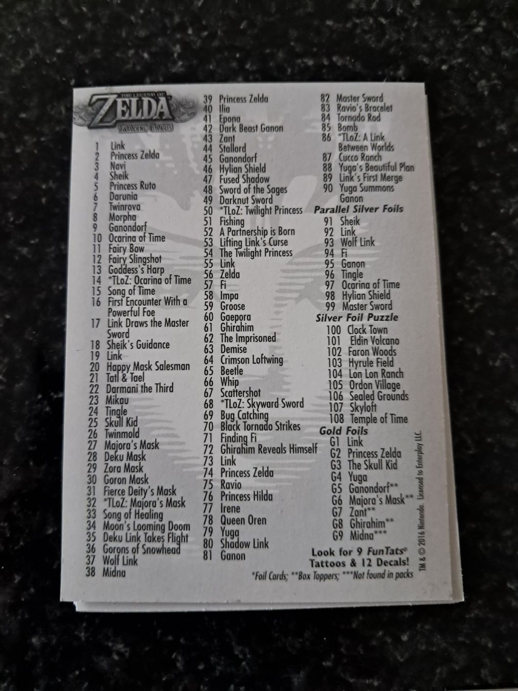 Sammelbilder & Trading cards: Zelda Sammelkarten – Gebraucht aus Liestal von nemi-lou 3