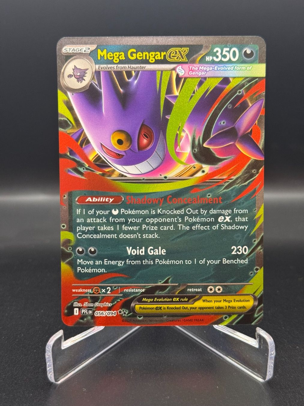 Pokémon Carte collezionabili: Mega Gengar ex (PFL 056) – Usato da Birmensdorf ZH venduto da SnorlaxMail