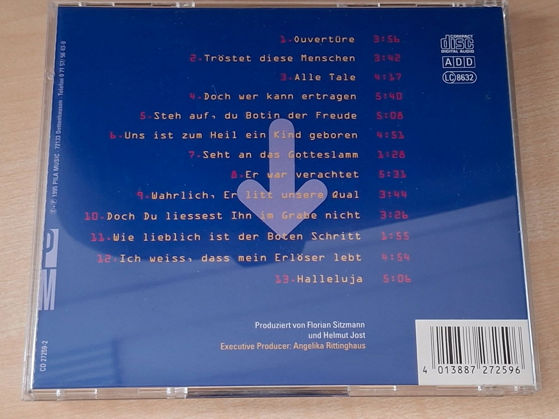 CDs: CD Händel meets pop. Der Messias von 1995 – D'occasion à Glashütten par Christheswiss 1