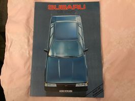Subaru 4WD Verkaufsprospekt