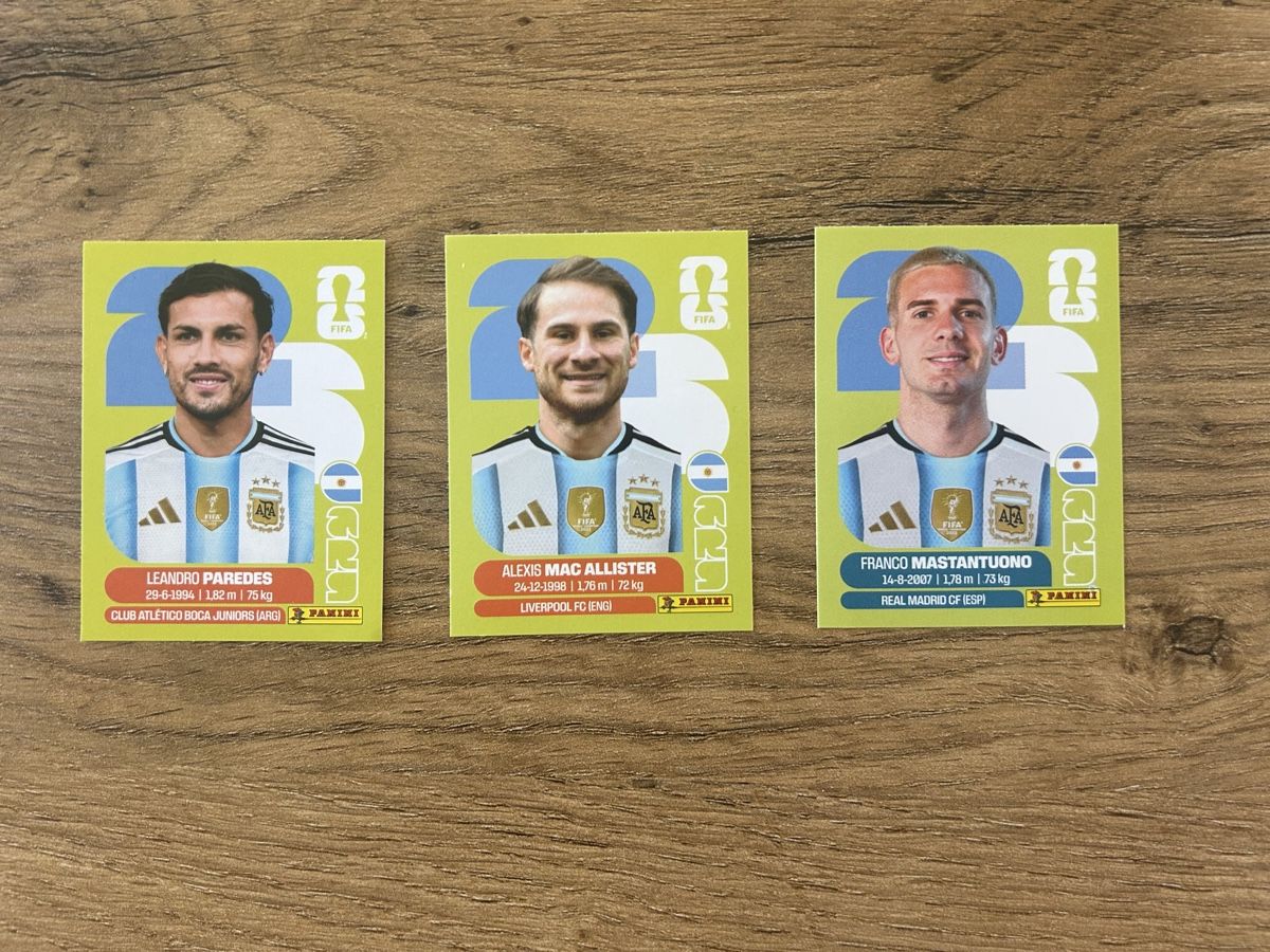 Panini Carte collezionabili: Panini WM 2026 Sticker Argentinien Trio – Nuovo (secondo la descrizione) da Tägerwilen venduto da NoRaq