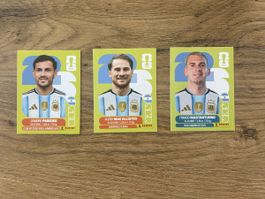 Panini WM 2026 Sticker Argentinien Trio