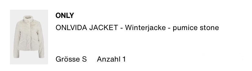 Only Giacche: ONLY Kunstfell Jacke – Nuovo (secondo la descrizione) da Winterthur venduto da m.tix 4