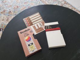 2 x leere VSH Aufnahmekassetten aus den 80er Jahre