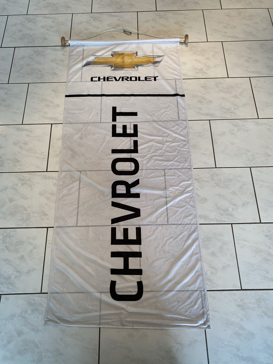 Chevrolet Fahnen: Fahnen von Chevrolet 80cm x 190cm – Gebraucht aus Hägglingen von Karin0802