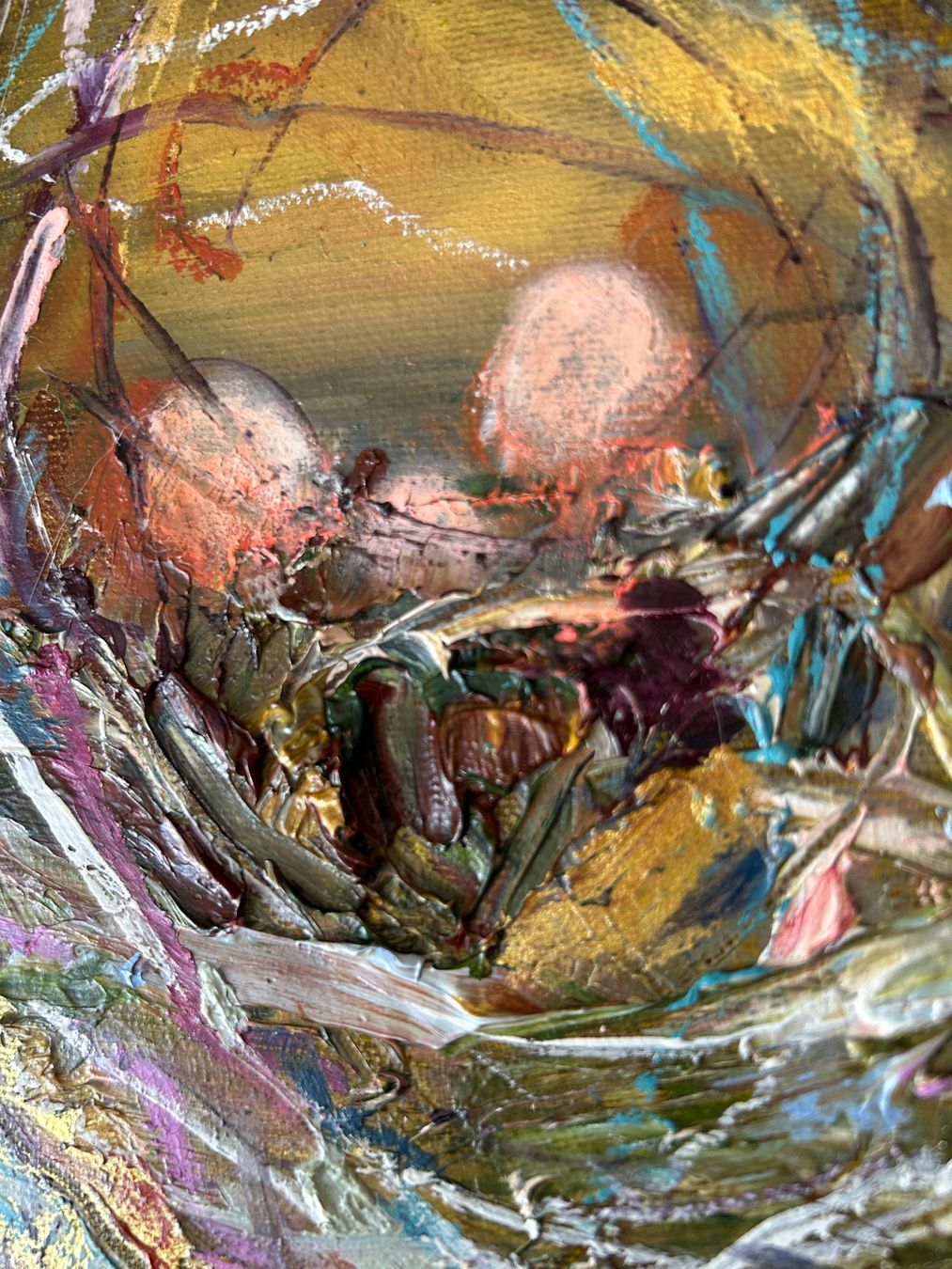 Gemälde: Original Artwork - Catherine Stewart - Nest In – Gebraucht aus Rheinfelden von lit_b27n 3