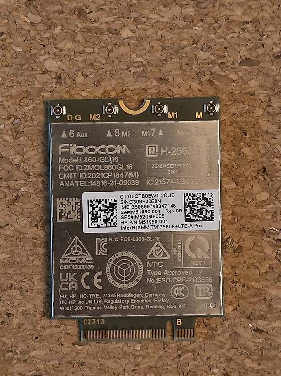 Intel Laufwerke & Adapter: Intel XMM 7560R+LTE-A Pro Model:1860-GL-16 Netzadapter – Gebraucht aus Illnau von Spartan226