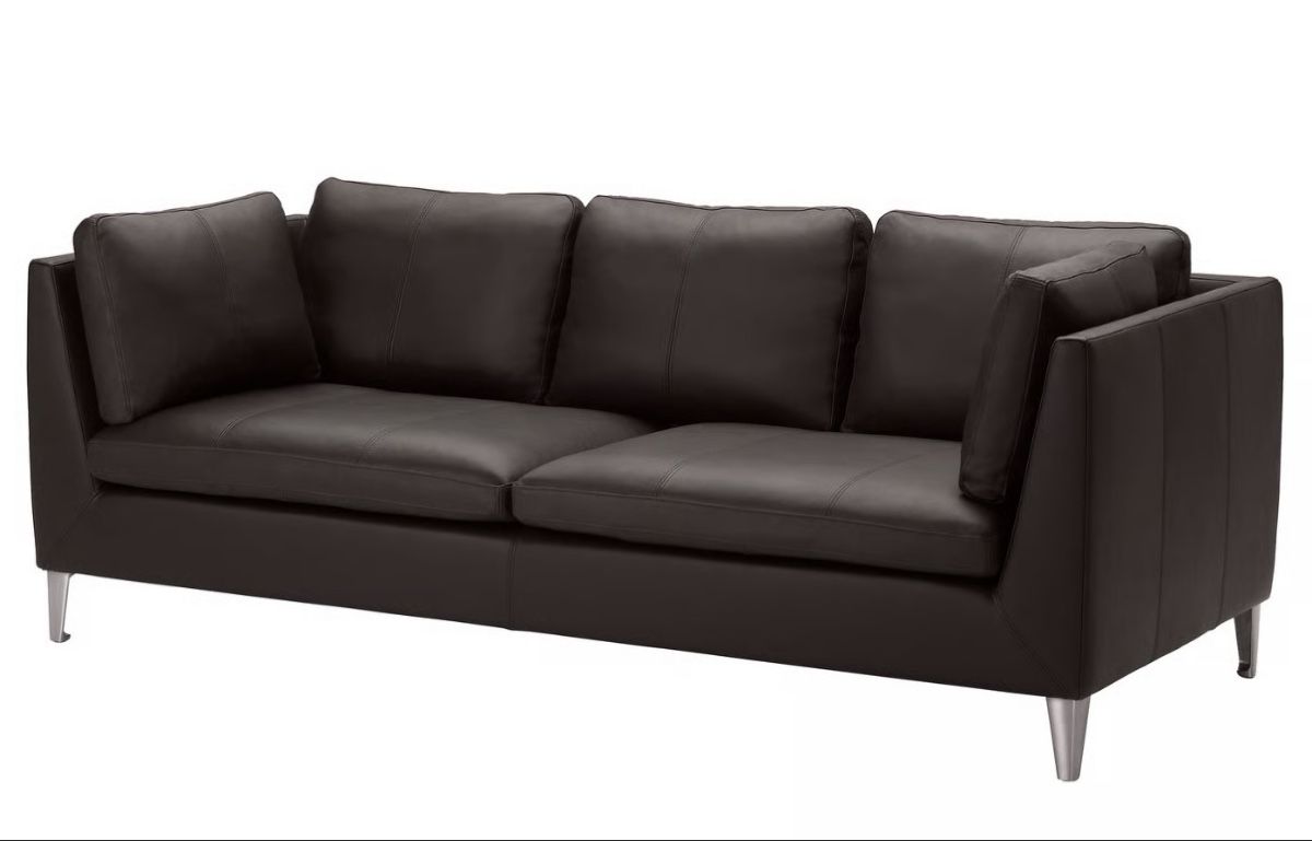 Ikea Divani: Ledersofa IKEA Stockhom – Usato da Dornach venduto da s.braune