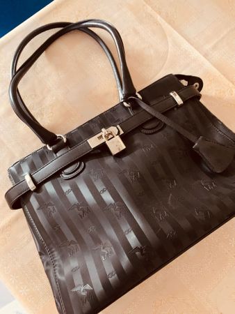 Mollerus Handtasche Schwarz, 30/23cm