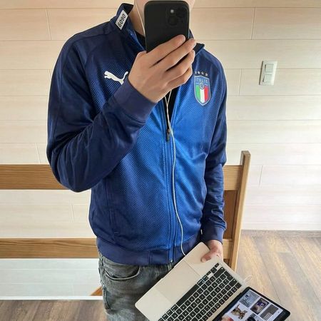 Puma Vitnage Puma Italien Trainingsjacke Blue