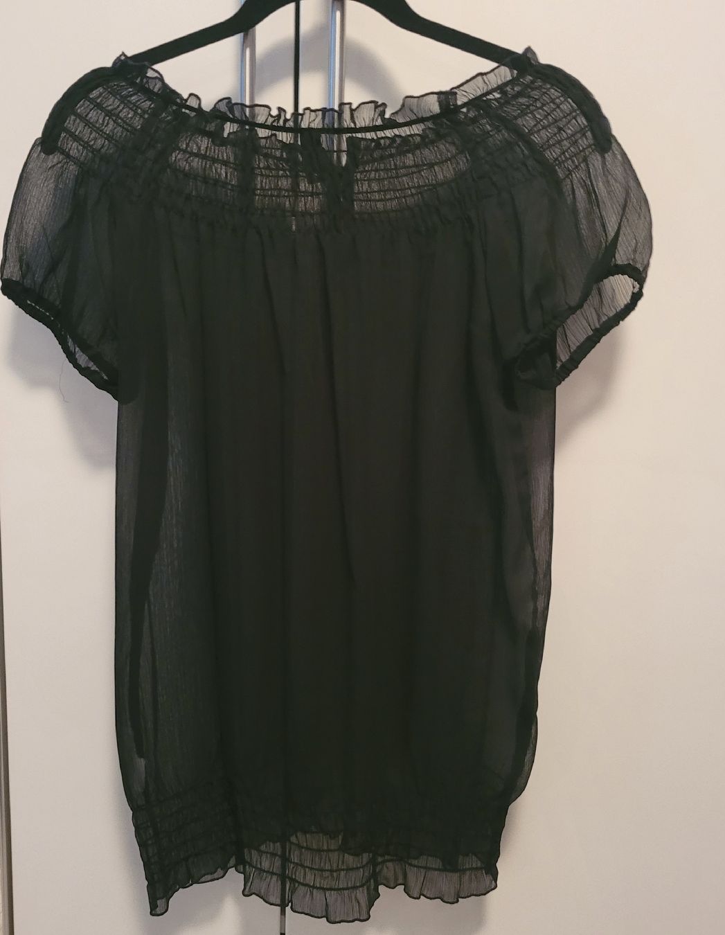 Camicette: Bluse kurzarm, leicht transparent, Chiffon – Usato da Schmerikon venduto da 7855 1