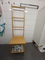 IKEA RÅGRUND Badstuhl mit Handtuchhalterung & Box