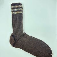 Handgestrickte Wollsocken : 42/43