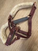 Halfter PONY mit Kunstfellpolster rosé  sehr guter Zustand