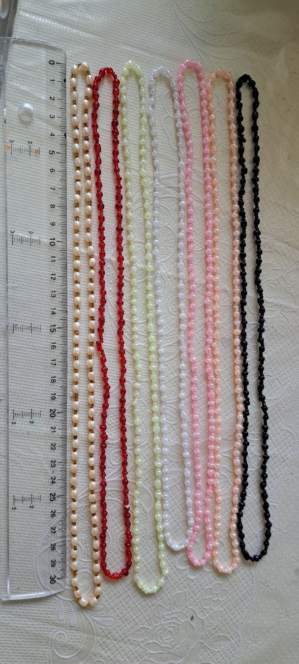 Catenine: Summer Style! 7x Bead Necklaces Bundle - Pink, White & More – Nuovo (secondo la descrizione) da Bern venduto da mahilini 1