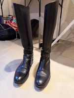 Bottes en cuir noir, taille 41