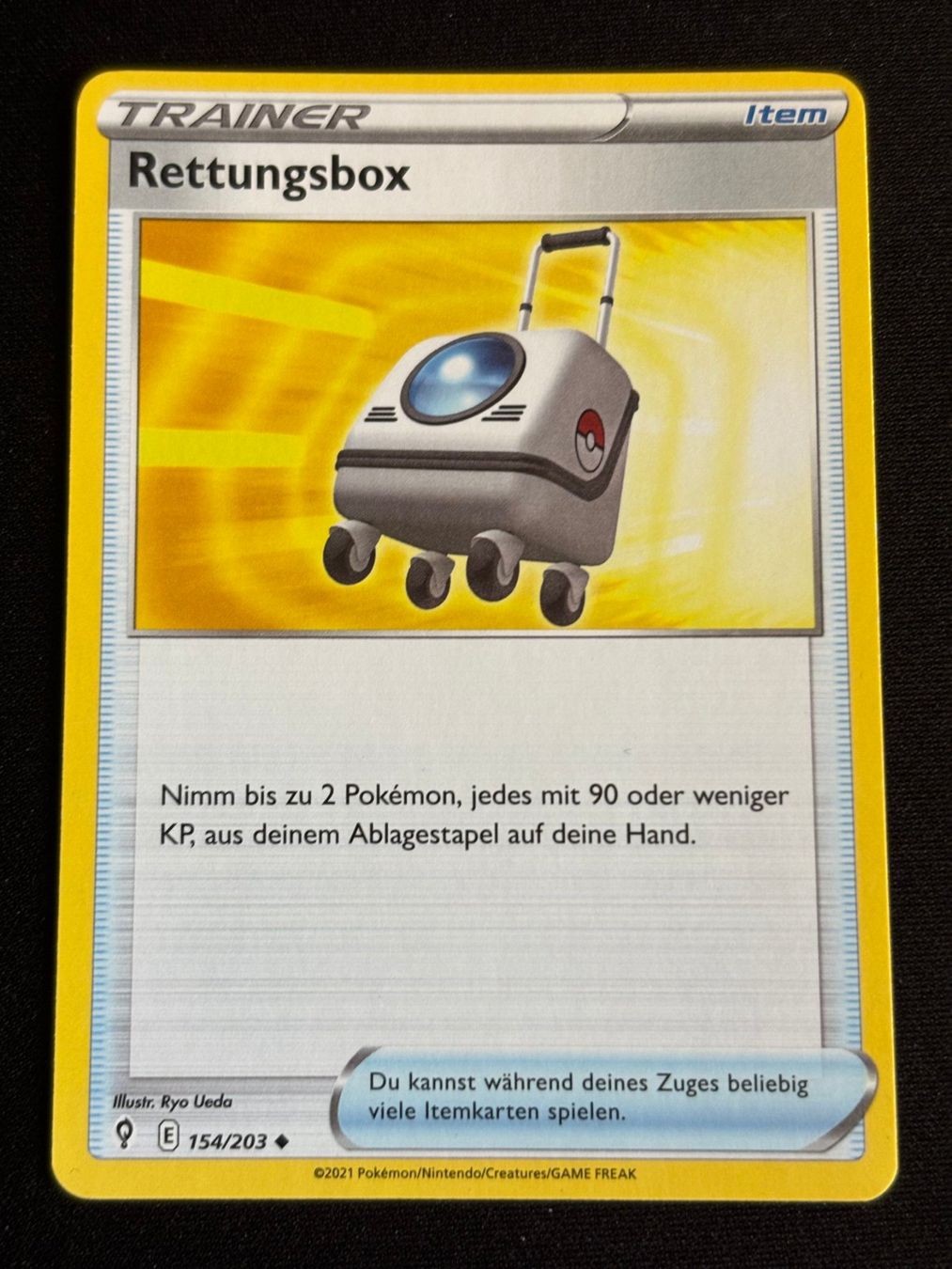 Pokémon Carte collezionabili: Pokemon Rettungsbox - Evolving-Skies 154/203 - Deutsch – Usato da Bern venduto da Big_GS
