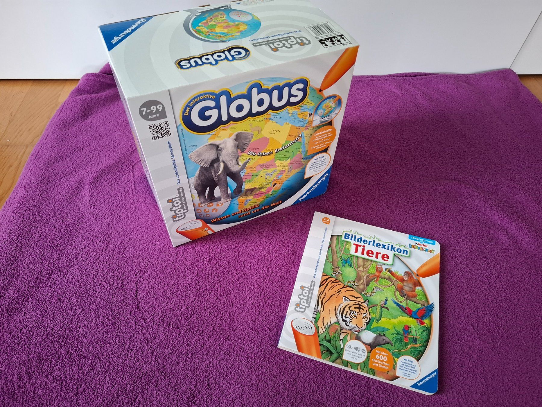 Ravensburger Spiele: tiptoi Globus + Bilderlexikon Tiere – Gebraucht aus Müllheim Dorf von Seeeule01