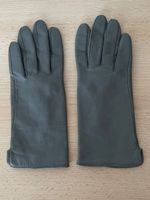 H&M (M 8,5) /NP29CHF Handschuhe Leder Grau