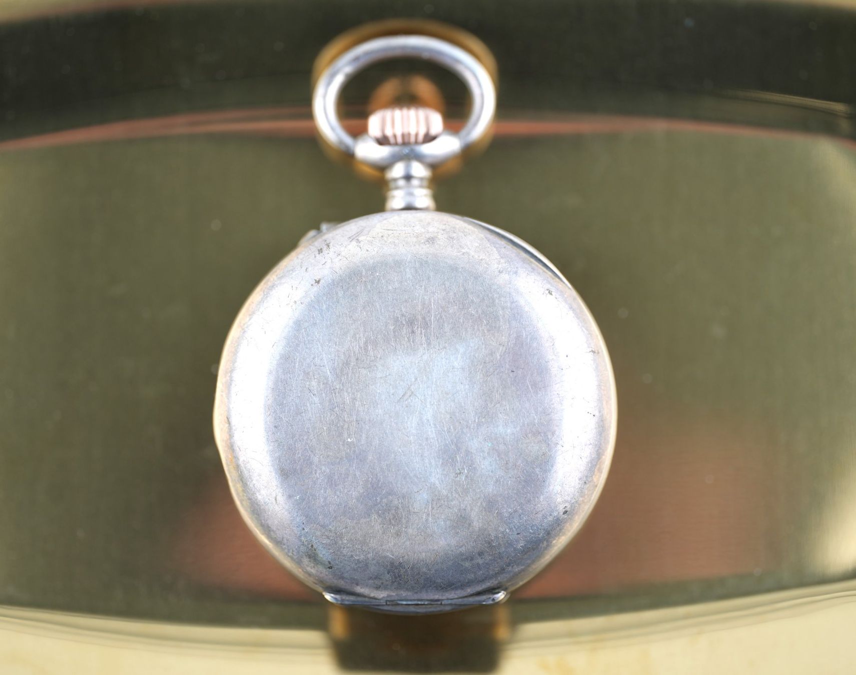 Uhren: Taschenuhr Chronograph Silber – Defekt aus Basel von Vip24 1
