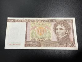 Sweden 1000 Kronor 1984 Banknote – P-55b – Karl XIV Johan
