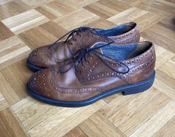 Vagabond Leder Derby Brogue Schuhe, Gr. 36, Braun