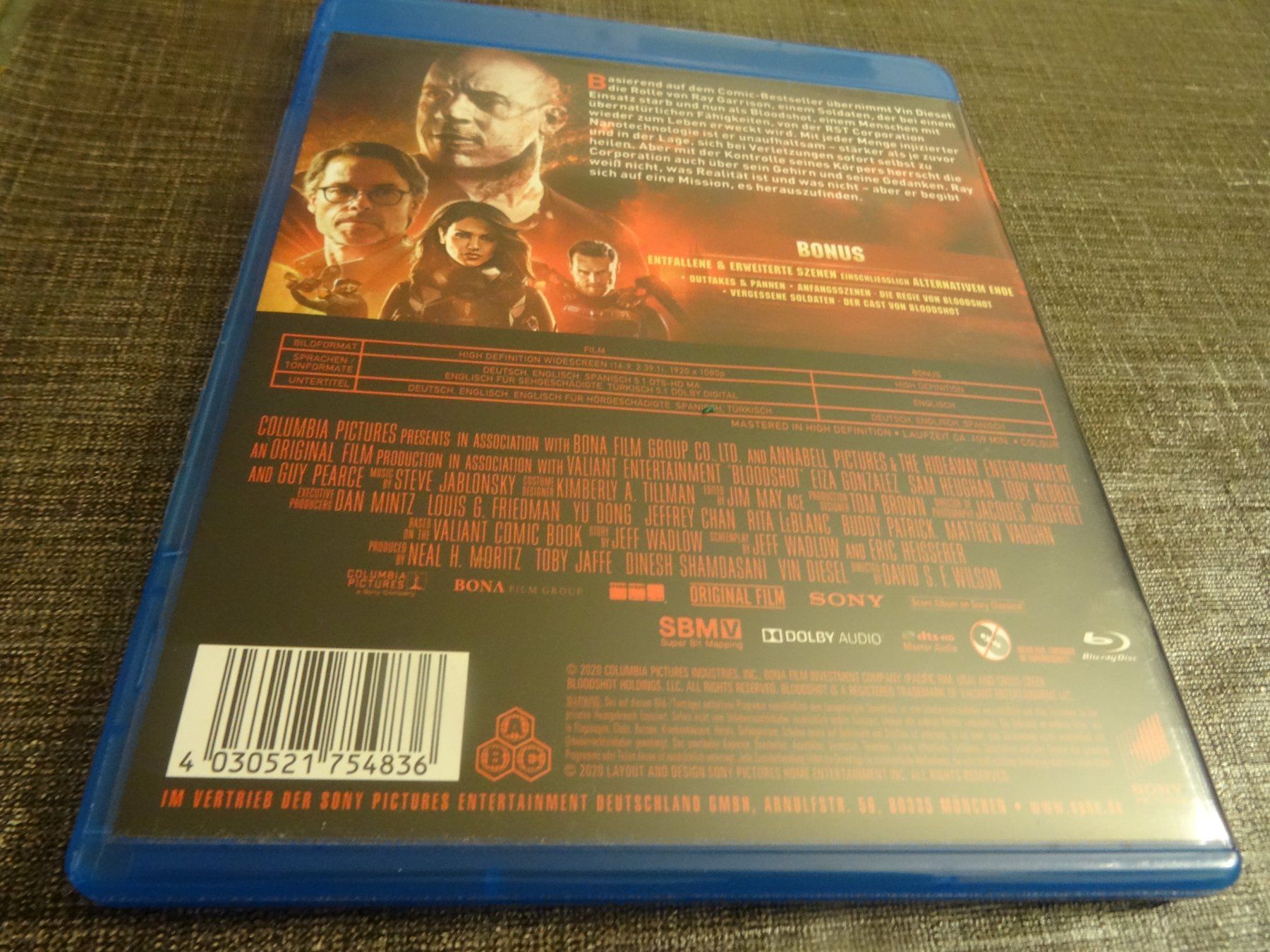 Tutti i DVDs: Bloodshot BLU-RAY – Usato da Olten venduto da Disc-Verkauf 2