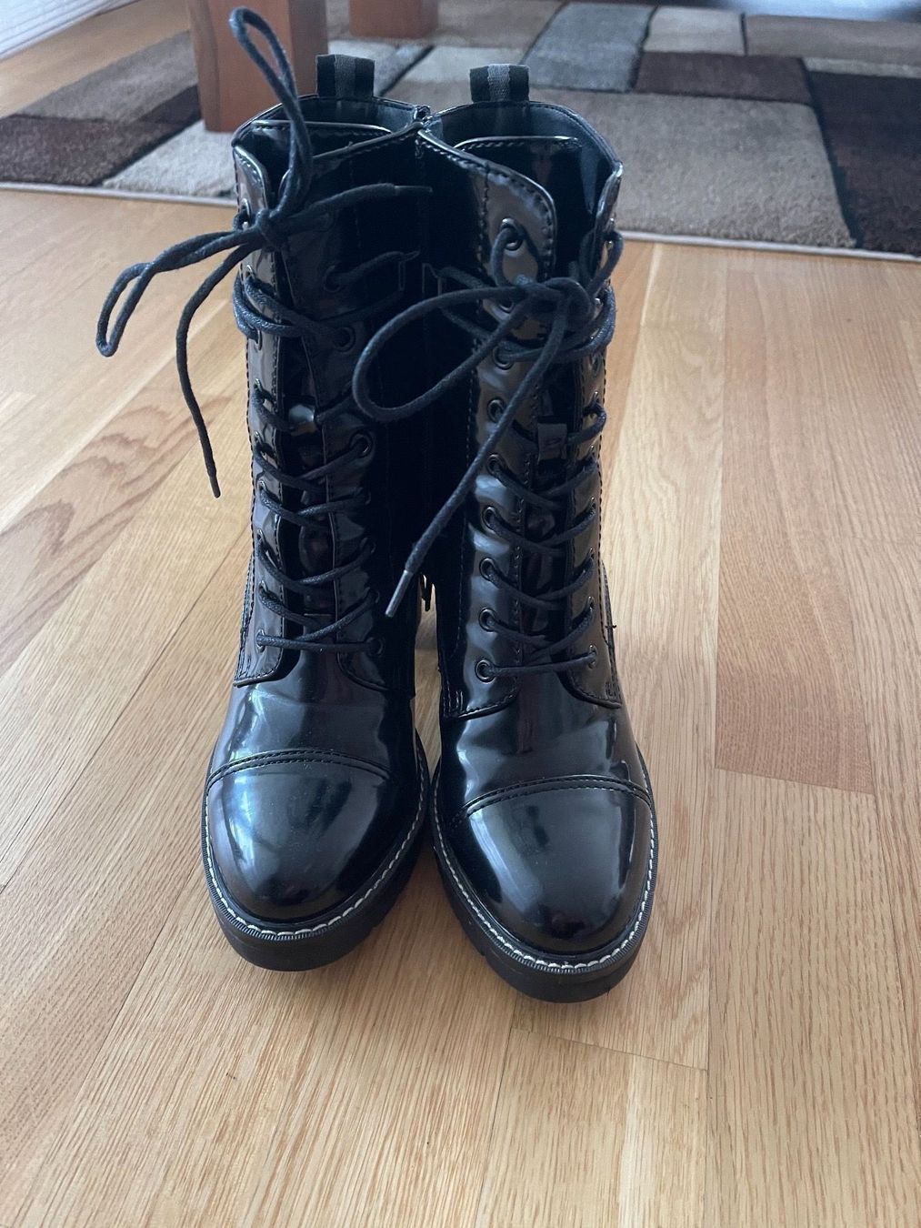 Scarpe da donna: Schnürboots Lackoptik – Nuovo (secondo la descrizione) da Staufen venduto da GiuliettaD 4