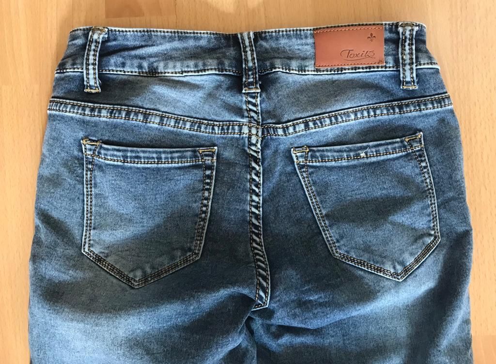 Jeans: Jeans Toxik blue mit Reisverschluss – Gebraucht aus Biel/Bienne von SandraDG 3