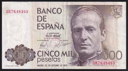 Spanien 5000 Pesetas 1979