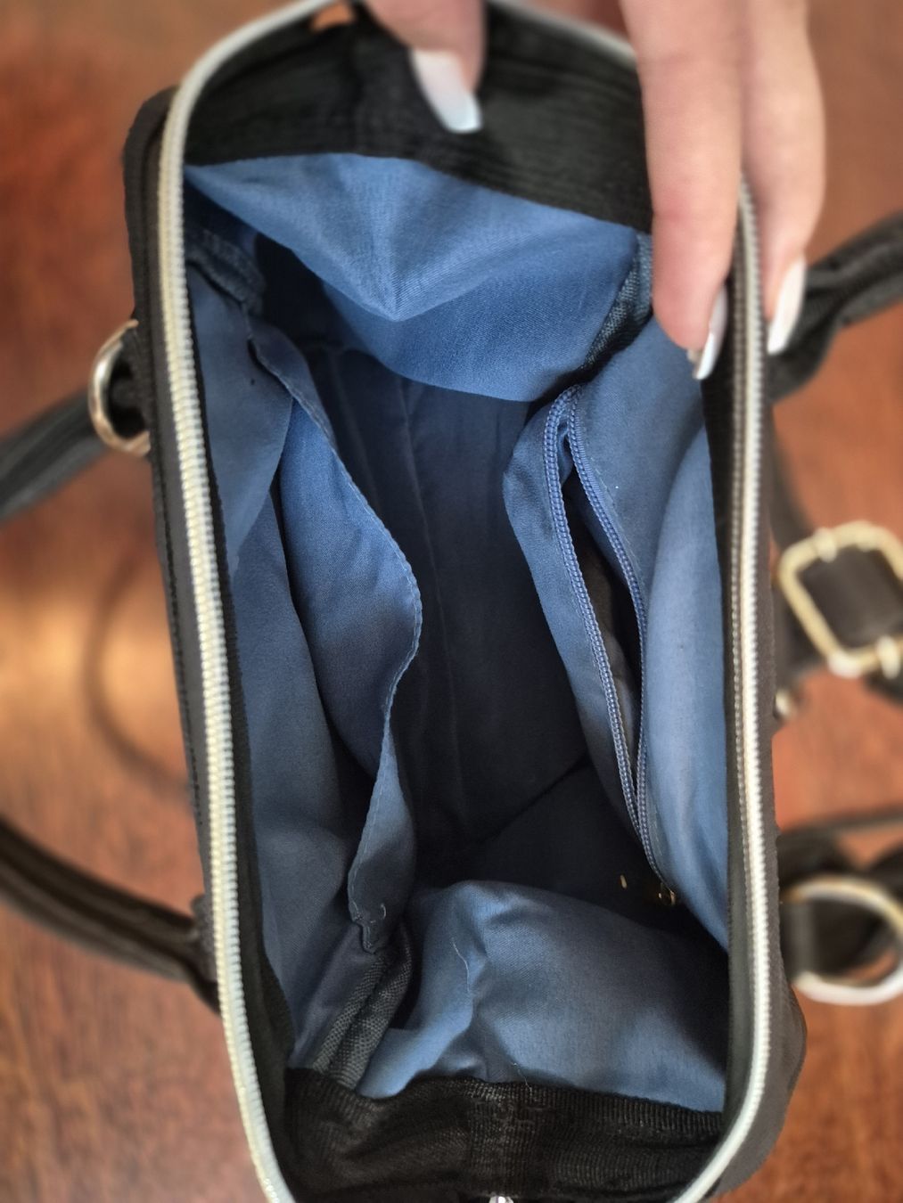 Zaini: Kleiner schwarzer eleganter Rucksack – Nuovo (secondo la descrizione) da Strengelbach venduto da ich1.0 3