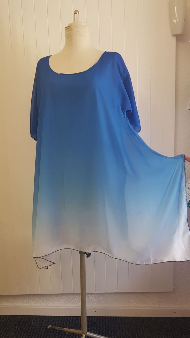 Tuniche: Tunique dégradée BLEU 48/52 TU – Nuovo e nell'imballaggio originale da St-Imier venduto da goodber 2